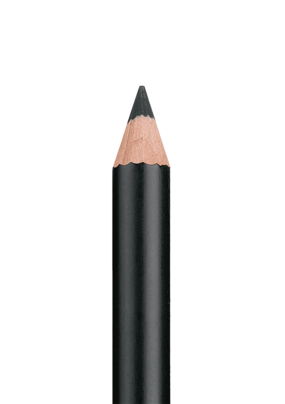 Augenkonturenstift in schwarz auf weißem Hintergrund