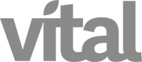 Logo hellgrau von Vital Magazin